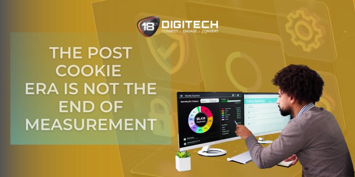 Post cookie era with first party data analytics dashboard.