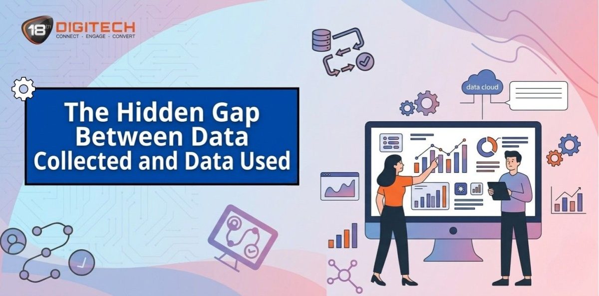 Data collected vs data used in marketing analytics