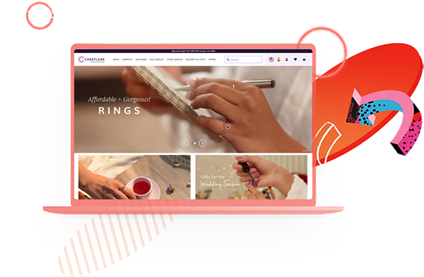 Jewelry on sale ecommerce websites